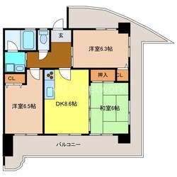 ガーデンシティ基山の物件間取画像